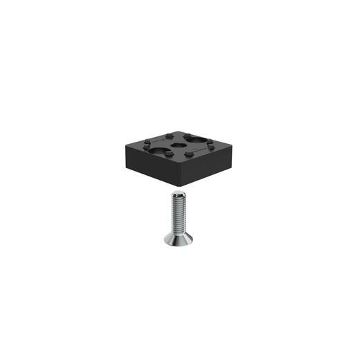 Fixation pour profilés en aluminium - FAS5059 - Robotunits GmbH - en acier galvanisé / à angle droit / en kit