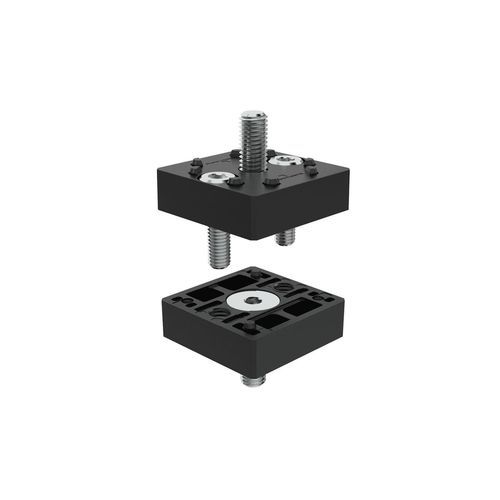 Fixation pour profilés en aluminium - FAS 5061 - Robotunits GmbH - en acier / galvanisée / filetée