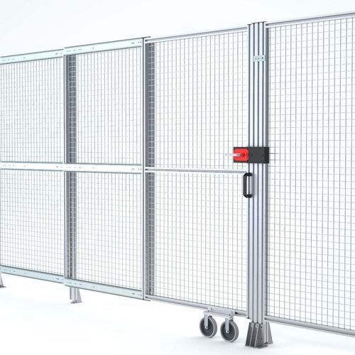 Porte coulissante - Robotunits GmbH - pour l'intérieur / de sécurité / télescopique