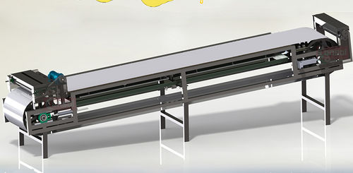 Système de refroidissement de poudre - consol steel belt - pour l'industrie / avec convoyeur à bande