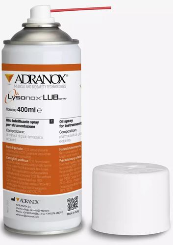 Huile de lubrification - Lysonox® LUB - Adranox - minérale / pour applications pharmaceutiques / pulvérisable