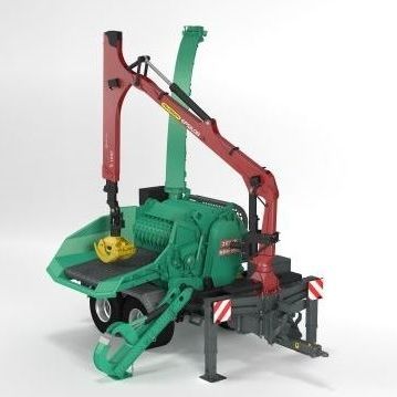 Broyeur de branches sur remorque - HEM 593 Z - JENZ GmbH Maschinen- und Fahrzeugbau