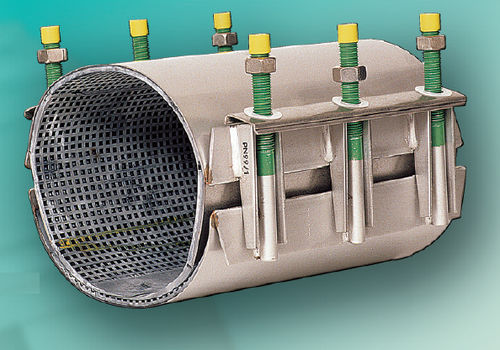 Manchon de réparation pour tuyaux - Type 01 - DI NICOLA INFINAM - en acier inoxydable / de grande taille