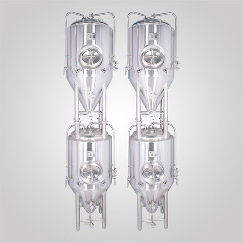 Cuve de fermentation - Shandong Tiantai Beer Equipment Co.,Ltd - à bière / en acier inox / cylindrique