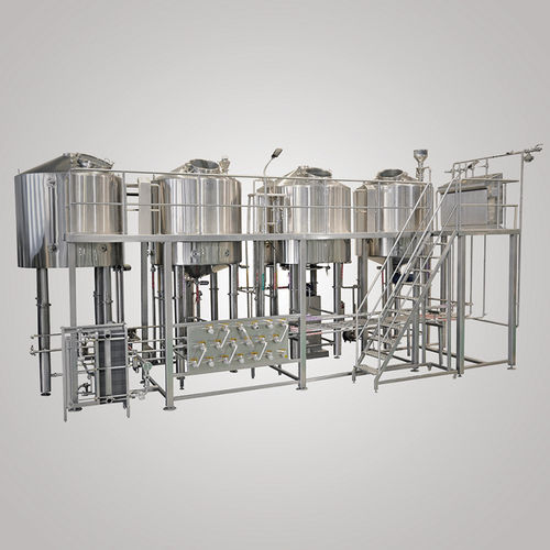 Système de brassage en acier inoxydable - Shandong Tiantai Beer Equipment Co.,Ltd - chauffé à la vapeur