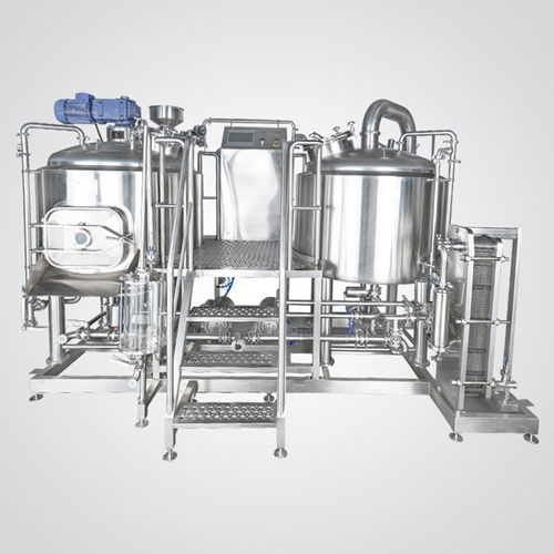 Système de brassage en acier inoxydable - Shandong Tiantai Beer Equipment Co.,Ltd - chauffé à la vapeur