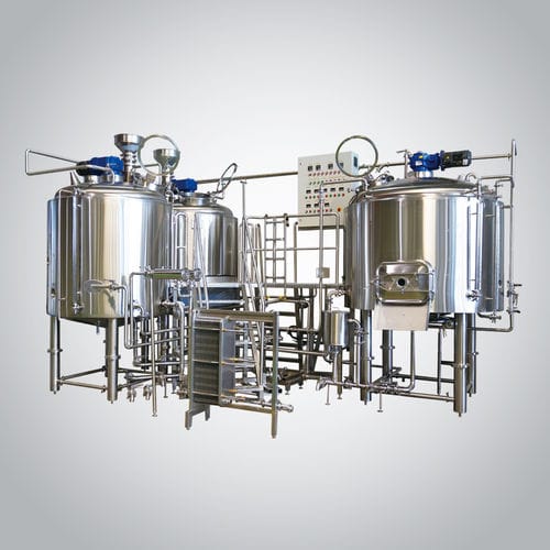 Système de brassage micro - Shandong Tiantai Beer Equipment Co.,Ltd - pour applications industrielles / en acier inoxydable / chauffé à la vapeur