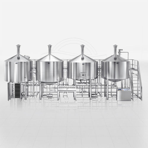 Système de brassage pour applications industrielles - Shandong Tiantai Beer Equipment Co.,Ltd - pour brasseries / vertical / en acier inoxydable