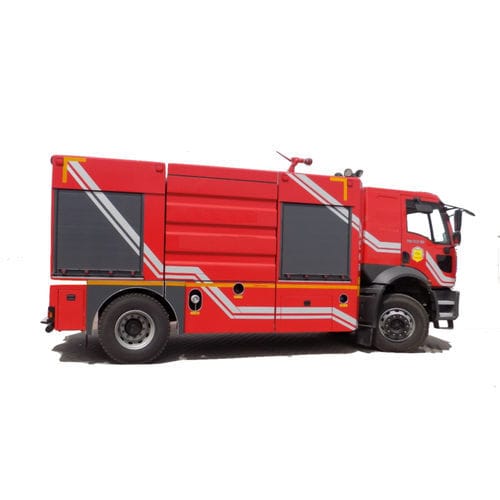 Élévateur anti-incendie pour pompier - Procompactor Waste Management Equipment