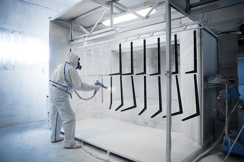 Cabine de peinture ouverte - Epcon Industrial Systems, LP - pour pièces détachées / manuelle / sur mesure