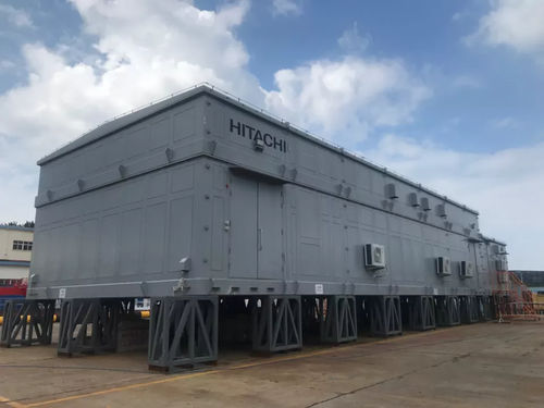 Sous-station mobile - Hitachi Energy - pour distribution électrique / pour transformateur haute tension / préfabriqué