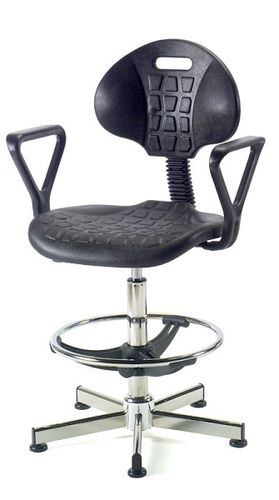 Chaise pivotante de laboratoire - 87 - Arredindustria e Lory Srl - pour poste de travail / siège en polyuréthane / dossier en polyuréthane