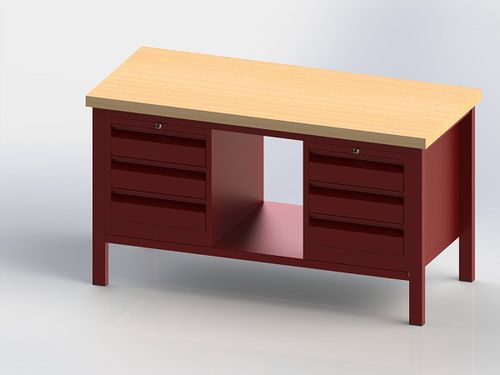 Établi en hêtre - 221 - Arredindustria e Lory Srl - pour atelier / pour garage / pour assemblage