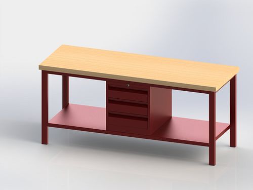 Établi en hêtre - 218/C - Arredindustria e Lory Srl - pour atelier / pour garage / pour assemblage