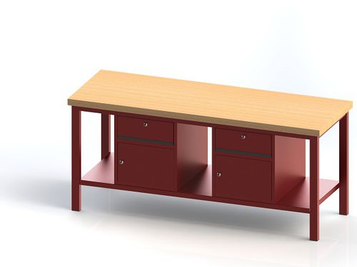 Établi en hêtre - 218/2C - Arredindustria e Lory Srl - pour atelier / pour garage / pour assemblage