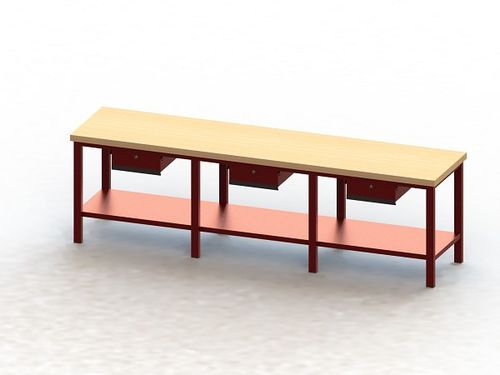 Établi en hêtre - 220 - Arredindustria e Lory Srl - pour atelier / pour garage / pour assemblage