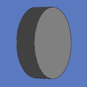 Fenêtre optique rond - Crystran Ltd - en germanium