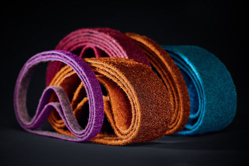 Bande abrasive étroite - Danpoort International Abrasives B.V. - pour rectification / pour le polissage / pour le bois