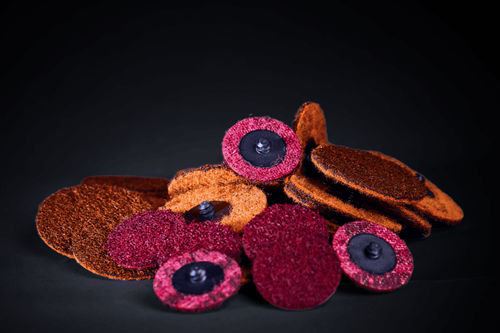 Disque à sabler en fibres synthétiques - Roloc® - Danpoort International Abrasives B.V. - pour ponçage / à montage rapide