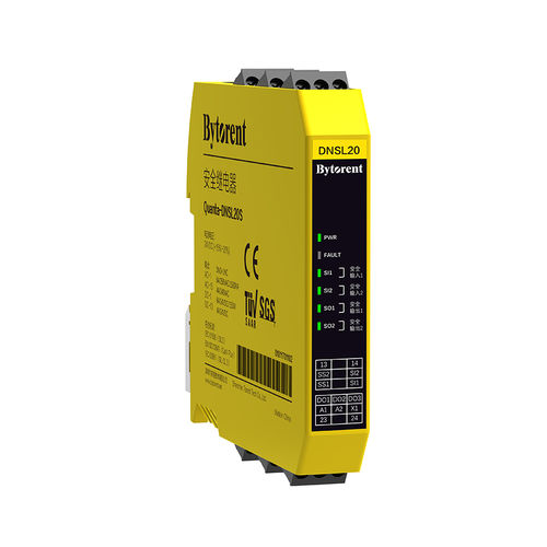Relais de sécurité pour barrière immatérielle - Quanta-DNSL20S - Bytorent Technology Co., Ltd. - 2NO / PNP / sur rail DIN