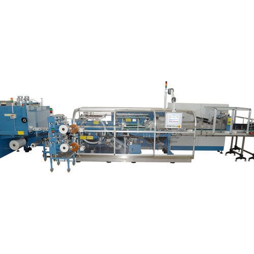 Fardeleuse automatique - LFT - Zambelli S.r.l. - pour bouteilles en plastiques / avec tunnel de rétraction / double