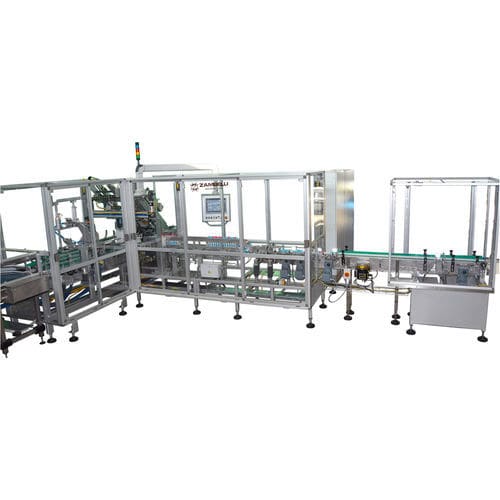 Encaisseuse à mouvement intermittent - AP80 - Zambelli S.r.l. - wrap-around / automatique / contrôlée par PLC