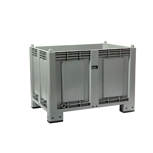 Caisse-palette en PP - 600 PLUS - Interbox S.A. - pour applications alimentaires / grande / à 4 roues