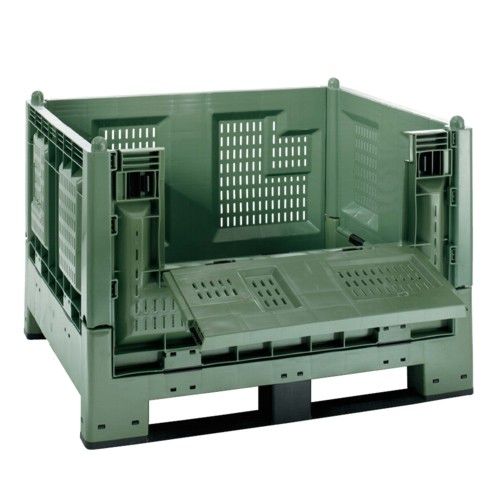 Caisse-palette à ridelles rabattables - CARGO FOLD 700 - Interbox S.A. - en HDPE / en PP / de stockage