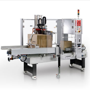 Formeuse de caisses automatique - Jaehami series - Jaepack Co. Ltd. - colle thermofusible / ruban adhésif / par agrafage