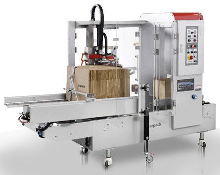 Formeuse de caisses automatique - JAEHAMI GB-30 - Jaepack Co. Ltd. - colle thermofusible / ruban adhésif / par agrafage