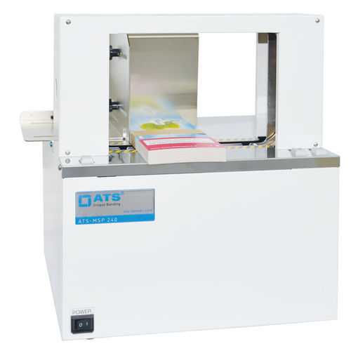 Machine de pose de bandeau automatique - ATS-MSP 240 - ATS-Tanner GmbH Banderoliersysteme - mobile / de table / horizontale