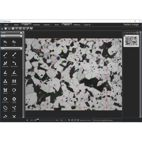 Logiciel d'analyse d'image - Clara Vision SAS - d'analyse de phase / d'analyse de mesures dimensionnelles / d'interface