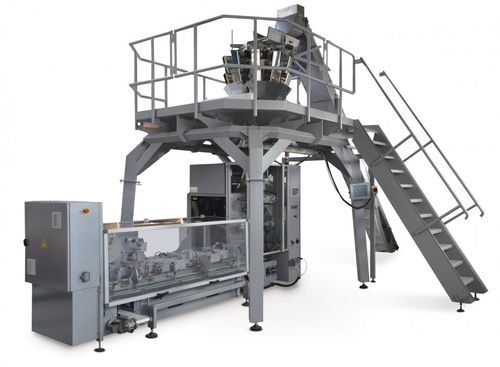 Ligne de conditionnement de sacs - TOBOGAN 250 CUBE - NOMATECH s.r.o. - pour l'industrie agroalimentaire / pour produits alimentaires / de café
