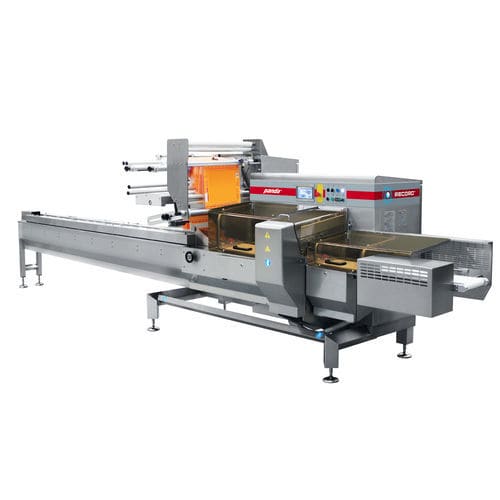 Machine d'emballage flowpack - Panda BS - TG-Packaging bvba - automatique / sous film / de viande