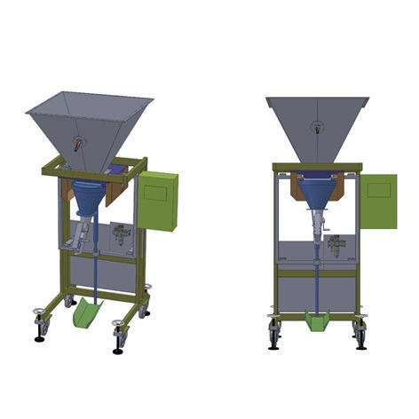 Ensacheuse verticale - VBAEV - VOLLENDA-WERK GmbH - flow-pack / pour sacs à valve / compacte