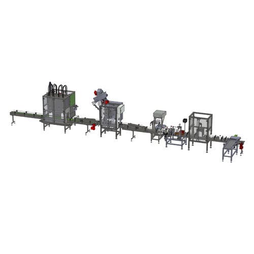 Ligne de remplissage automatique - DKAZ-line - VOLLENDA-WERK GmbH - pour bidons / de liquides / de produits phytosanitaires