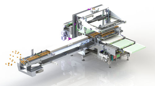 Alimentateur linéaire - LEKO-PKB - Stampac GmbH - en ligne / pour machine d'emballage / pour produits alimentaires