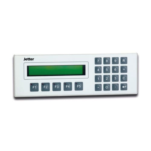 IHM avec clavier - LCD 34  - Jetter AG - encastrable / LCD / rétroéclairage à LED