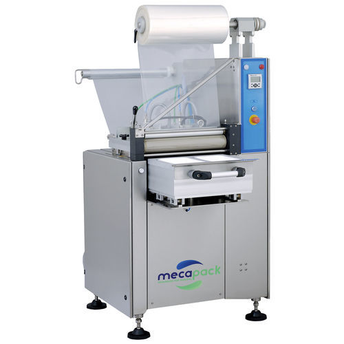 Thermoscelleuse de barquette semi-automatique - S1000 - Mecapack - pour l'industrie agroalimentaire / pour barquettes / pour l'industrie pharmaceutique