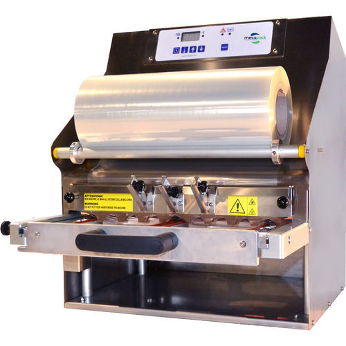Scelleuse semi-automatique - S605 - Mecapack - pour emballage de produits alimentaires / de plateaux / de film