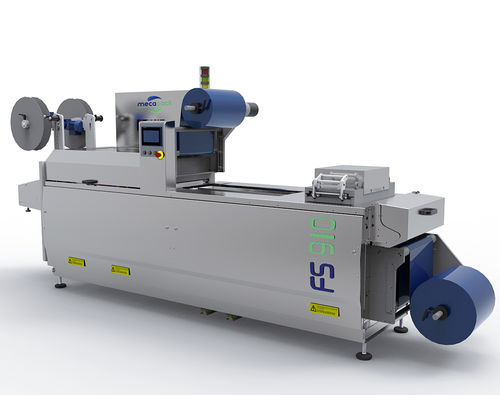 Machine de thermoformage de film plastique - FS910 - Mecapack - pour emballage de produits alimentaires / pour emballage de produits pharmaceutiques / pour emballage médical