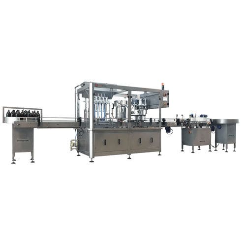 Remplisseuse boucheuse étiqueteuse automatique - FF1 - White Steel GmbH - pour liquide / pour l'industrie agroalimentaire / de bouteilles