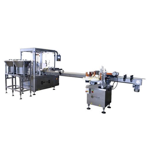 Remplisseuse boucheuse étiqueteuse rotatif - PF12 - White Steel GmbH - pour l'industrie pharmaceutique / de sirop / de bouteilles