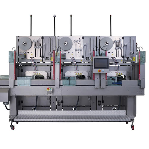 Machine de pose de bandeau automatique - Bandall B.V. - à écran tactile / avec convoyeur à bande / avec imprimante