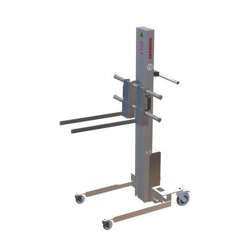Élévateur pneumatique - Impox 70L Flex - HOVMAND - à fourche / en acier inoxydable / pour caisses