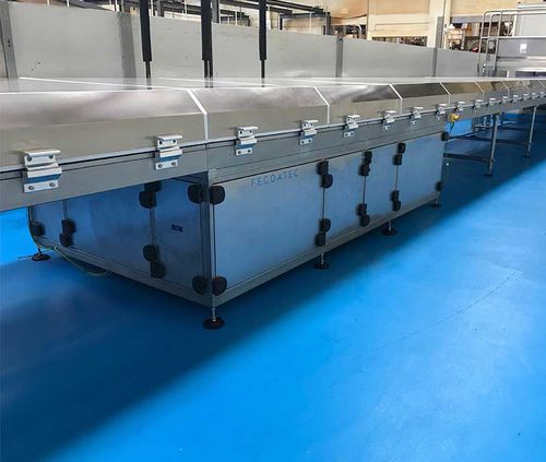 Tunnel de refroidissement pour chocolat - KALTENPLUS - FECOATEC s.l.