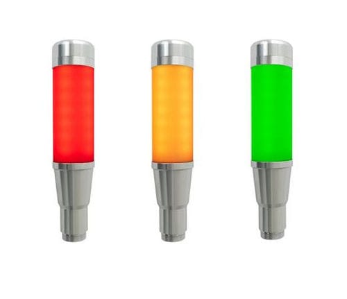 Colonne lumineuse à LED - OCS2-101-BN-RGY - Otennlux Lighting Technology Co.,Ltd - à 3 couleurs / IP65 / avec buzzer
