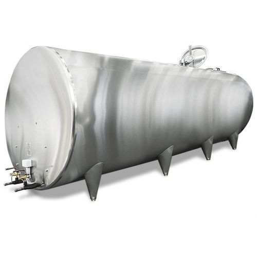 Cuve de refroidissement - E.T.A. S.r.l. - pour le lait / en acier inoxydable / cylindrique