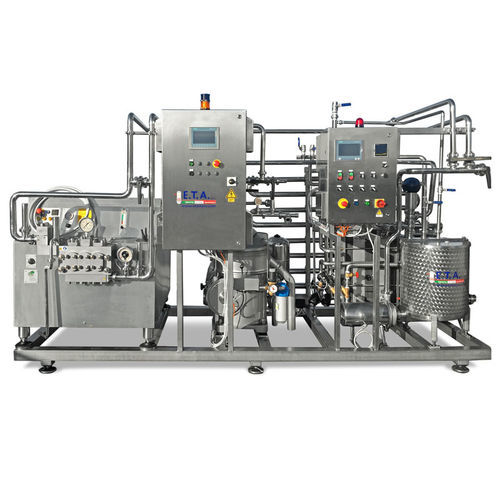 Pasteurisateur à vapeur - E.T.A. S.r.l. - pour lait / contrôlé par PLC / compact