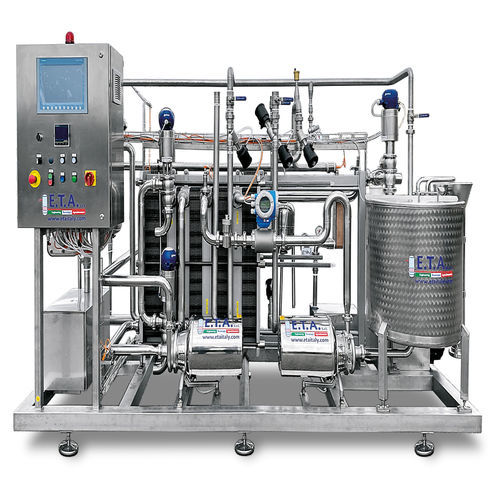Pasteurisateur-refroidisseur pour lait - E.T.A. S.r.l. - pour échangeur de chaleur / contrôlé par PLC